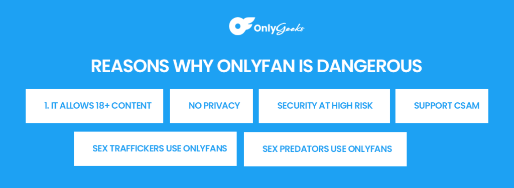 6 reasons why onlyfans in dangerous